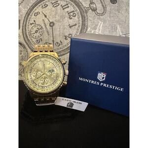 MPW-0312 - Montres Prestige X Invicta Men's Watch - 43.5mm, Gold Brand  New!